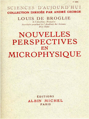 cover image of Nouvelles perspectives en microphysique